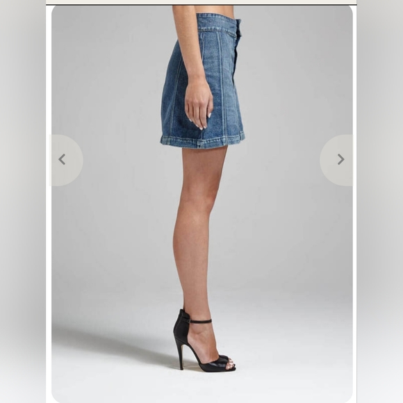 Frame Denim Le Panel Mini Skirt Size 28 - Picture 3 of 9